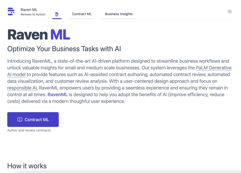 RavenML: Automate Business Workflows with AI and Docker – screenshot 2