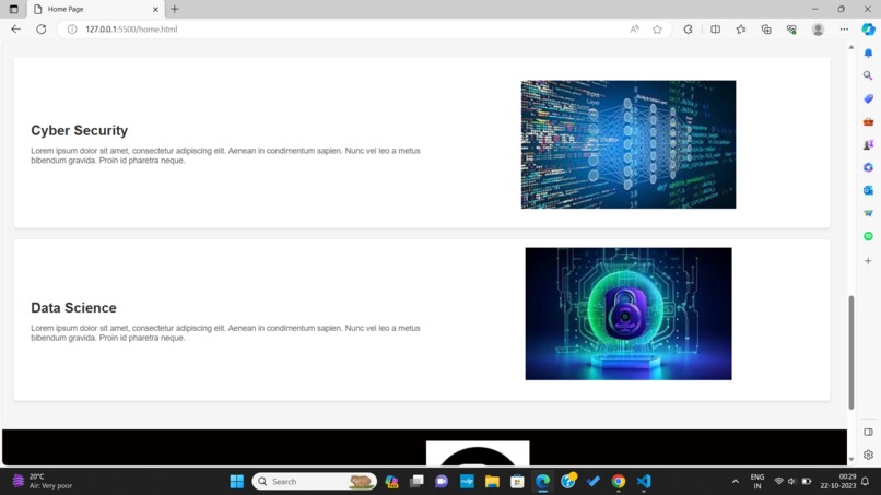 STEM Blog Website – screenshot 2