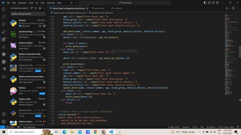BLOODBANK MANAGEMENT SYSTEM – screenshot 4