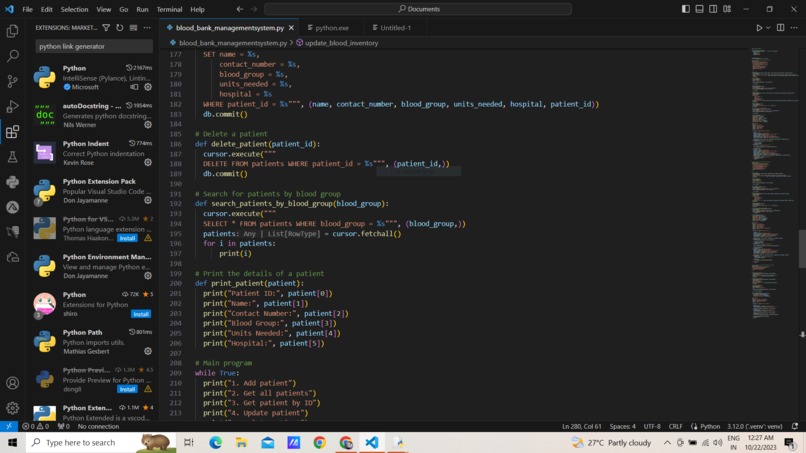 BLOODBANK MANAGEMENT SYSTEM – screenshot 6