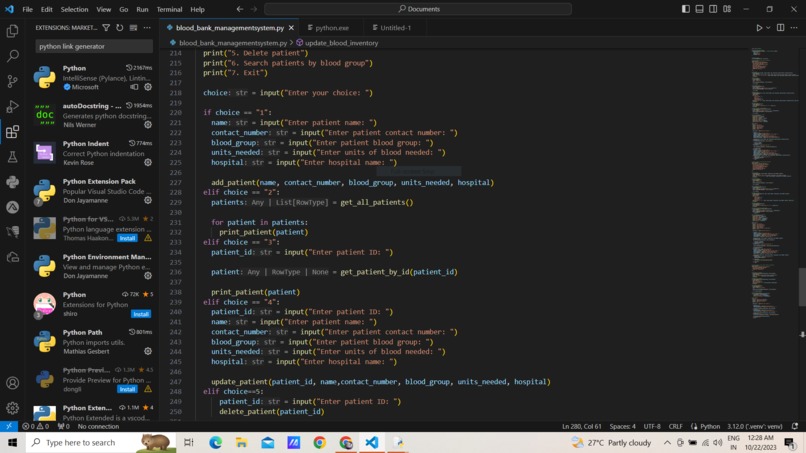 BLOODBANK MANAGEMENT SYSTEM – screenshot 7