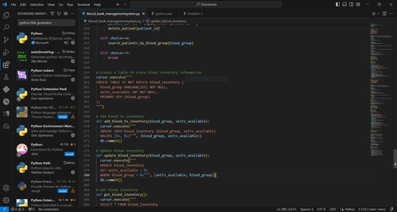 BLOODBANK MANAGEMENT SYSTEM – screenshot 8
