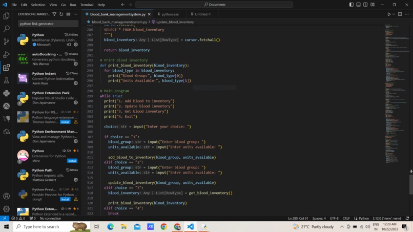 BLOODBANK MANAGEMENT SYSTEM – screenshot 9