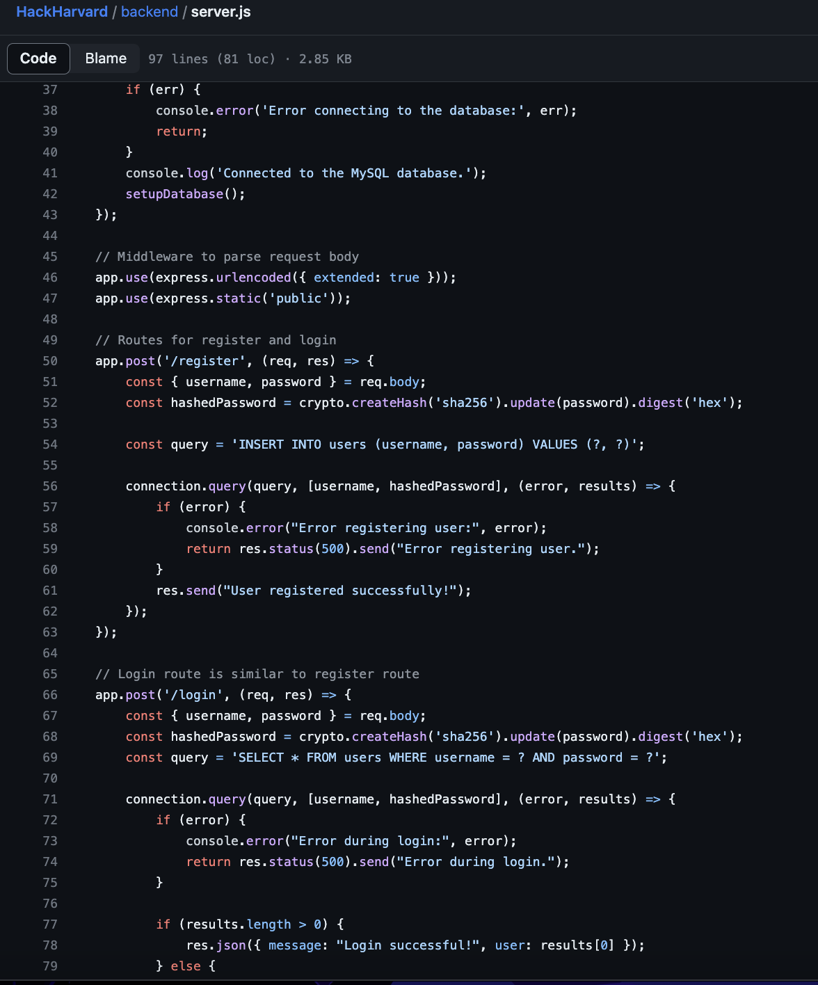 Backend for Game | Devpost