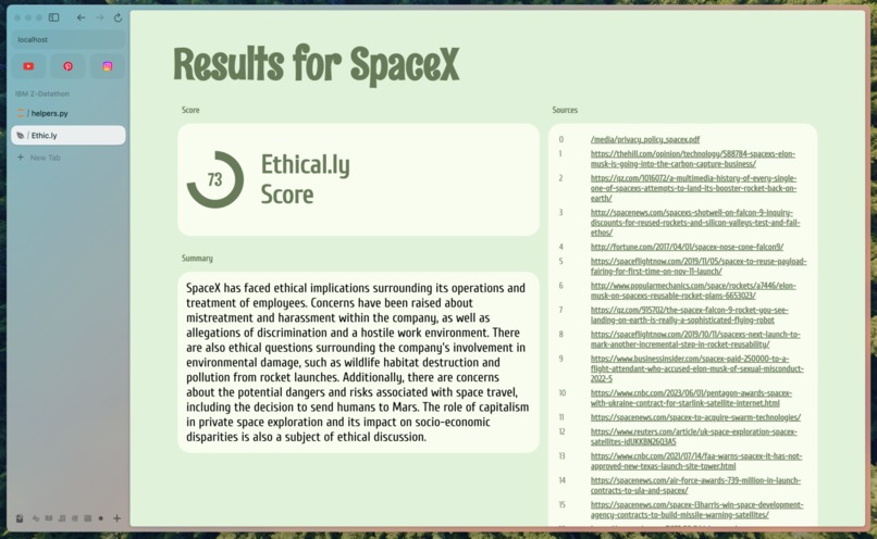Ethic.ly - IM10 – screenshot 1