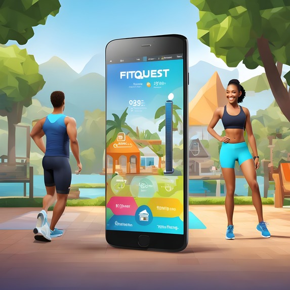 Gamified fitness tracking app  – screenshot 1