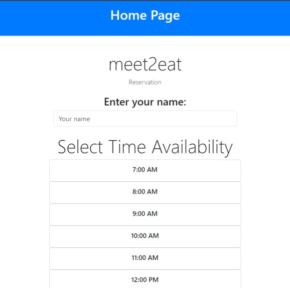 meet2eat – screenshot 1