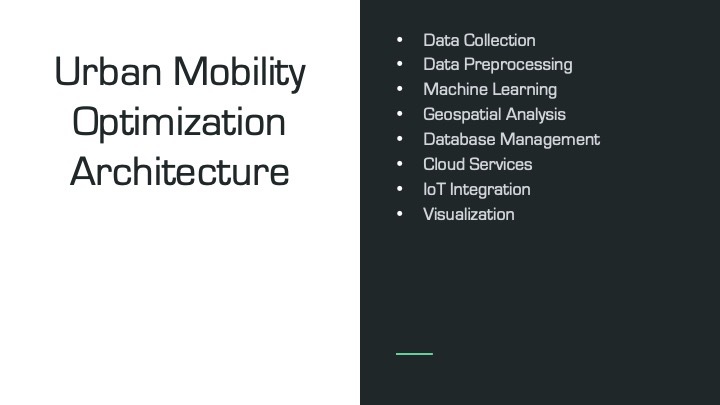 Urban Mobility Optimization – screenshot 2