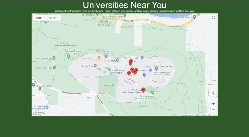 Universities Near You – screenshot 1