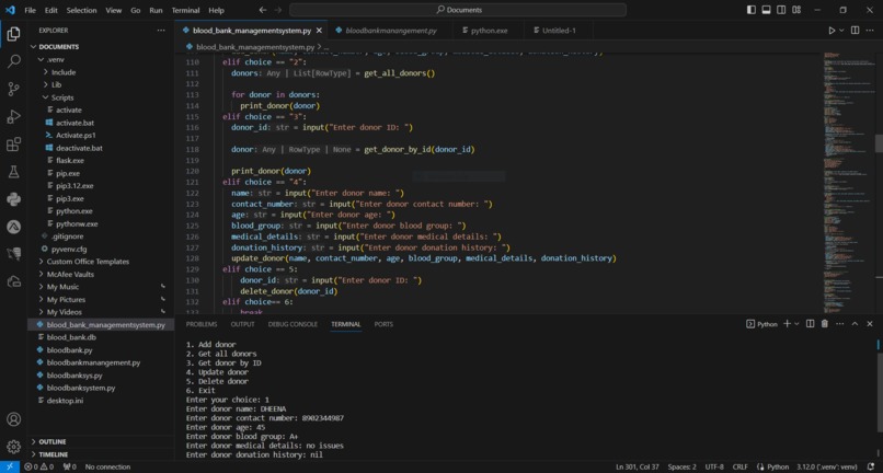 BLOODBANK MANAGEMENT SYSTEM – screenshot 10