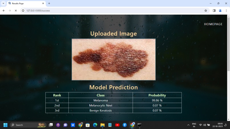 DermAI - Dermatological Diagnosis System – screenshot 3