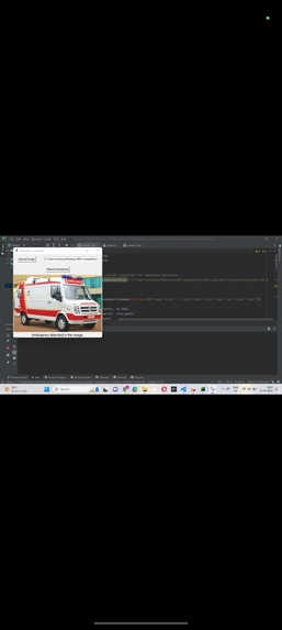 Ambulance detection  – screenshot 5