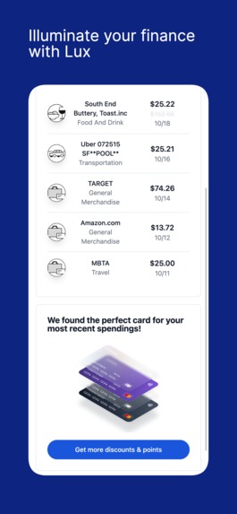 Lux - Illuminate Your Finances – screenshot 1