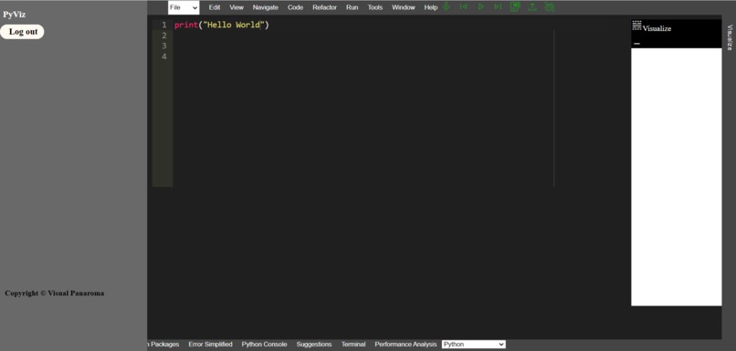 PyCV: Future of accessible IDE – screenshot 5