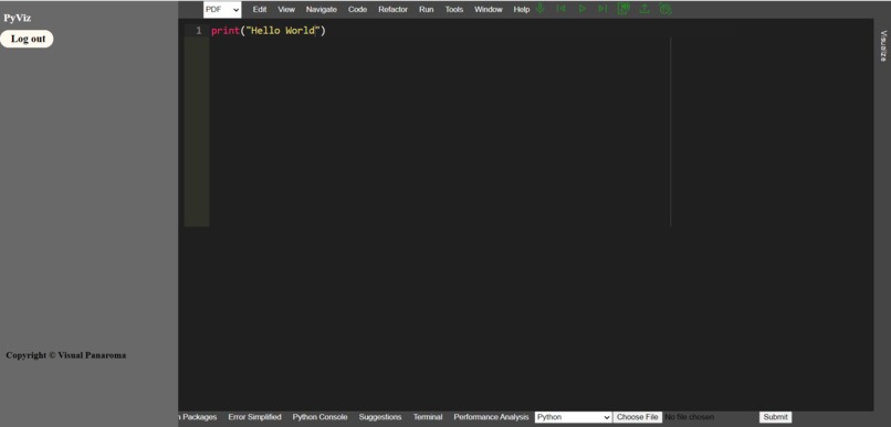 PyCV: Future of accessible IDE – screenshot 7