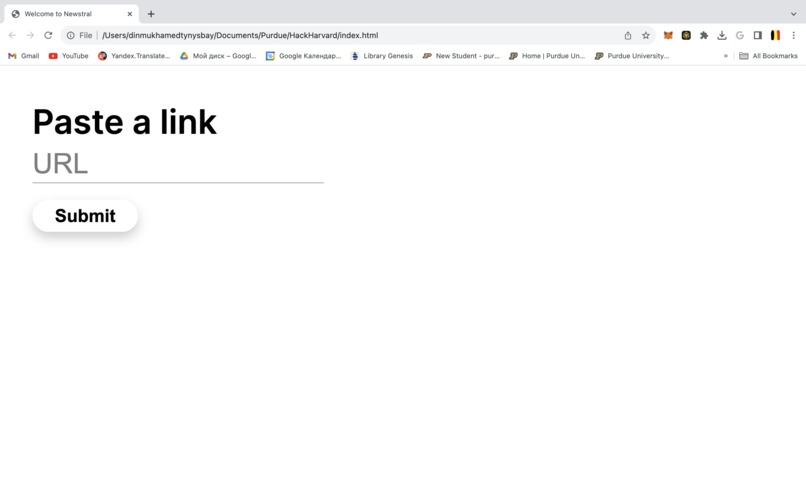 Newstral – screenshot 2