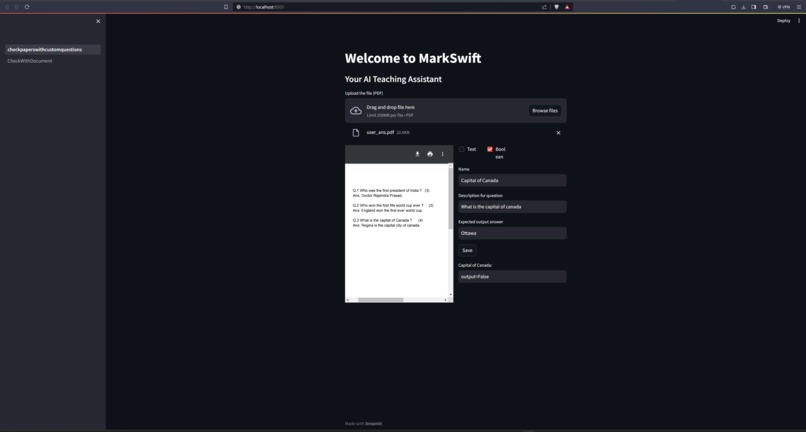 MarkSwift – screenshot 1