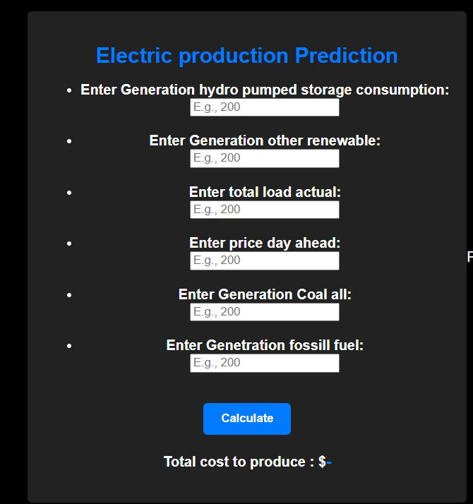 Electricity Price Prediction | Devpost