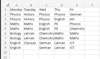 School Schedule Generator – screenshot 5