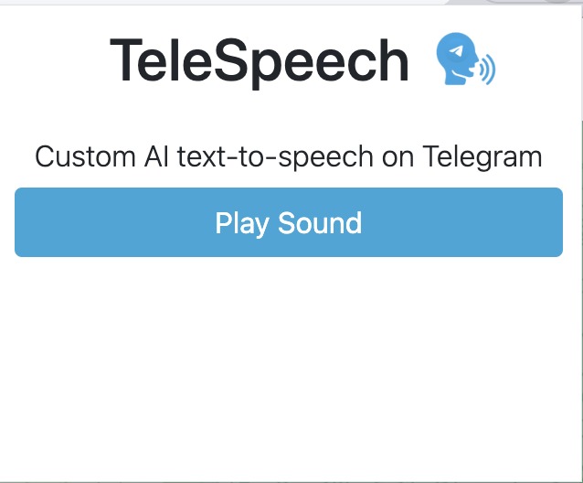 TeleSpeech – screenshot 1