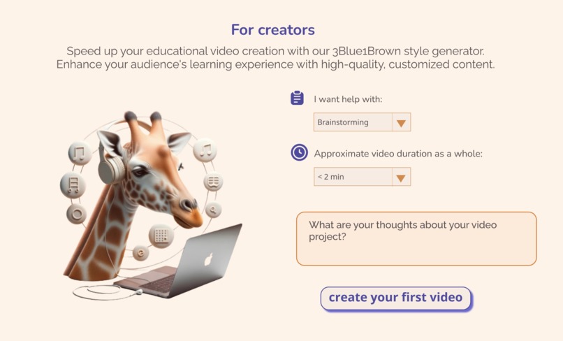 giraffe.study – screenshot 4