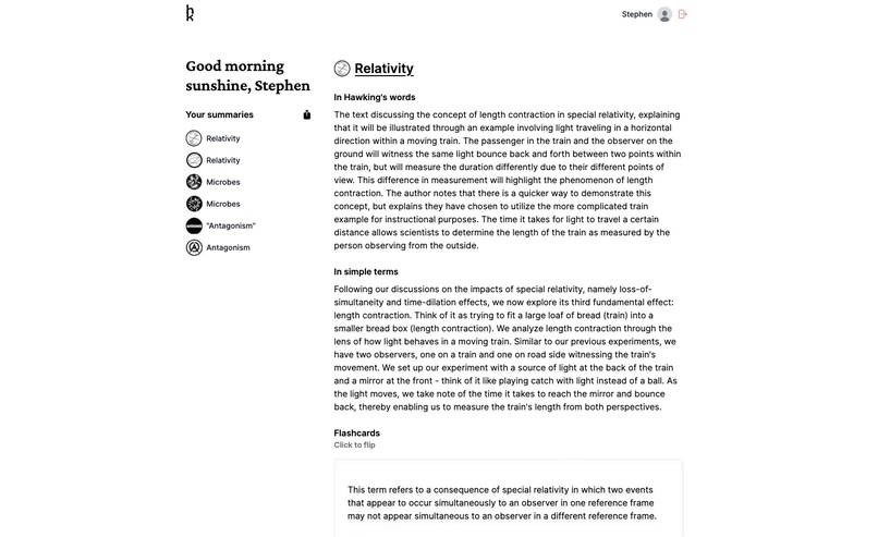 Hawking – screenshot 1