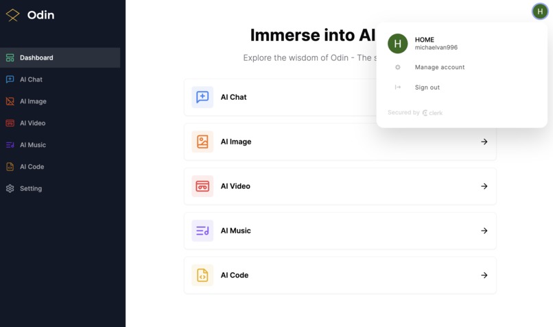 Odin – screenshot 2