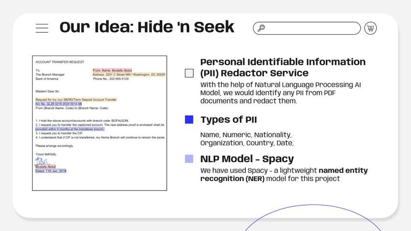 Hide 'n Seek: Personal Identifiable Info (PII) Redactor – screenshot 4