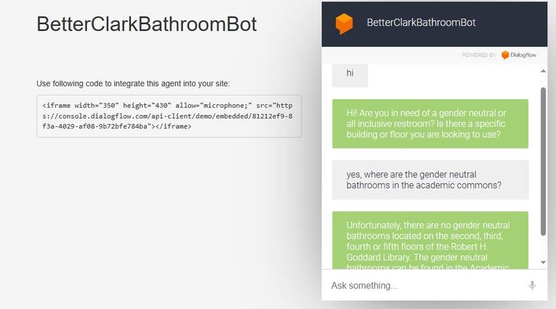 Better Clark Bathroom Bot – screenshot 1