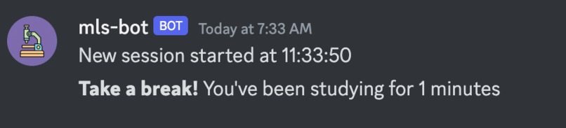 MLS Discord Bot  – screenshot 1