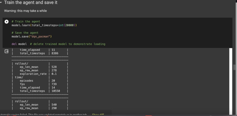 Learning how to learn play Atari Games w/ RL  – screenshot 2