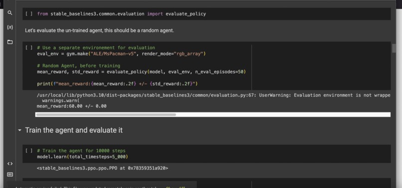 Learning how to learn play Atari Games w/ RL  – screenshot 3