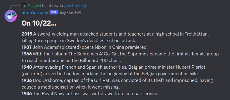 uhmActually - discord bot  – screenshot 2