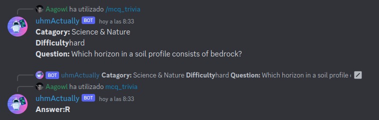 uhmActually - discord bot  – screenshot 3