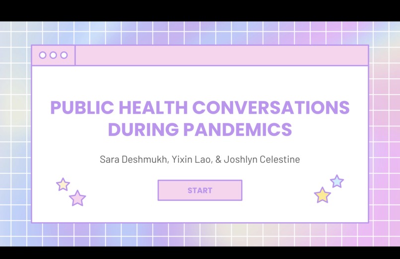 Health Conversations during the Pandemic – screenshot 1
