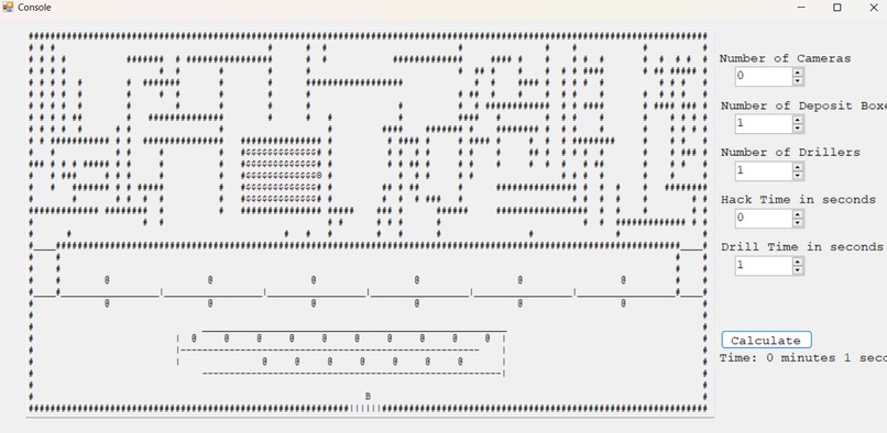 BankHeistCalculator – screenshot 1