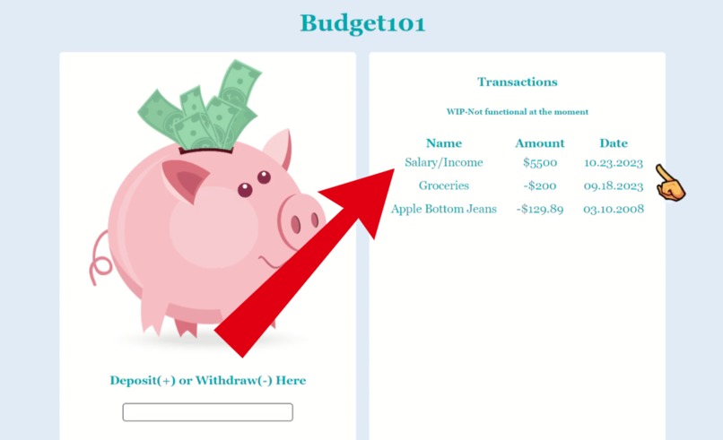 Budget101 – screenshot 2