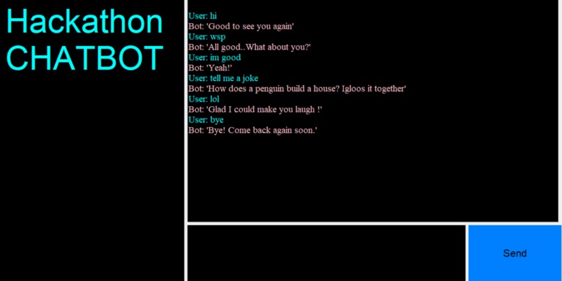 Hackathon CHATBOT – screenshot 1