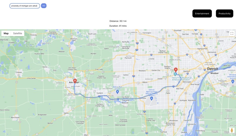 RoadEntertainment – screenshot 1