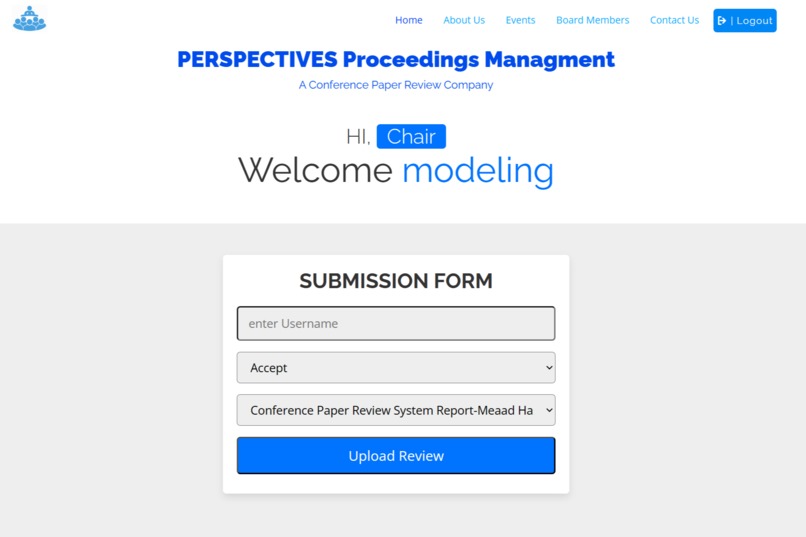 Perspective Conference Management – screenshot 4