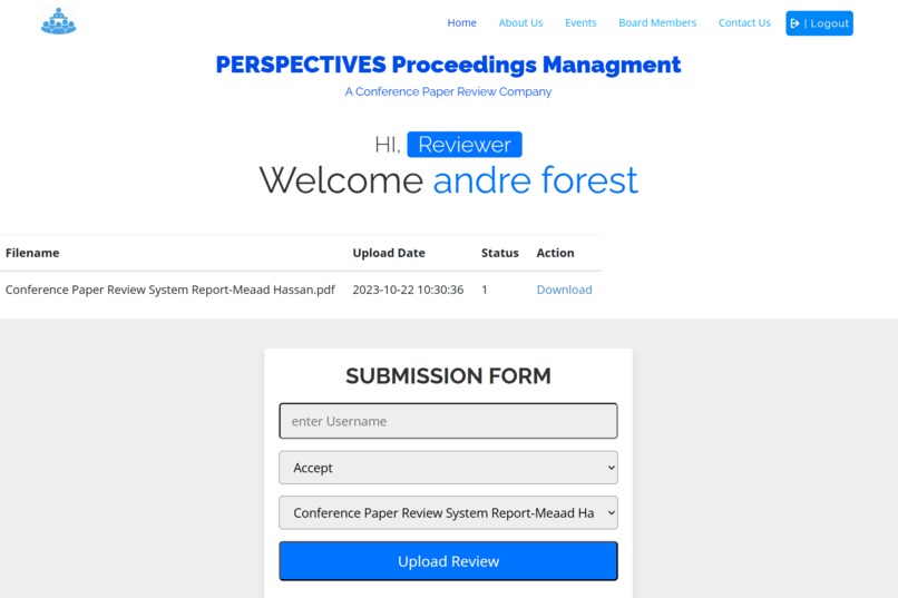 Perspective Conference Management – screenshot 5