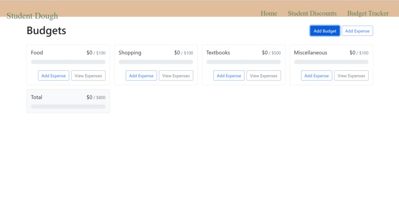 StudentDough – screenshot 1