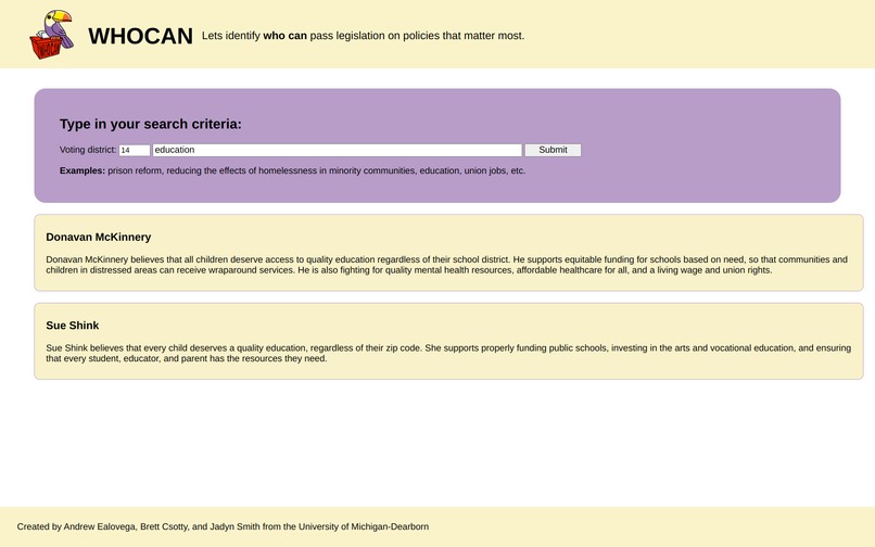 WHOCAN – screenshot 1