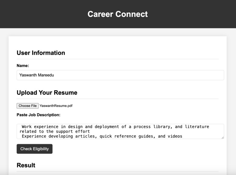 Career Connect – screenshot 1