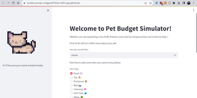 Pet Budget Simulator – screenshot 2