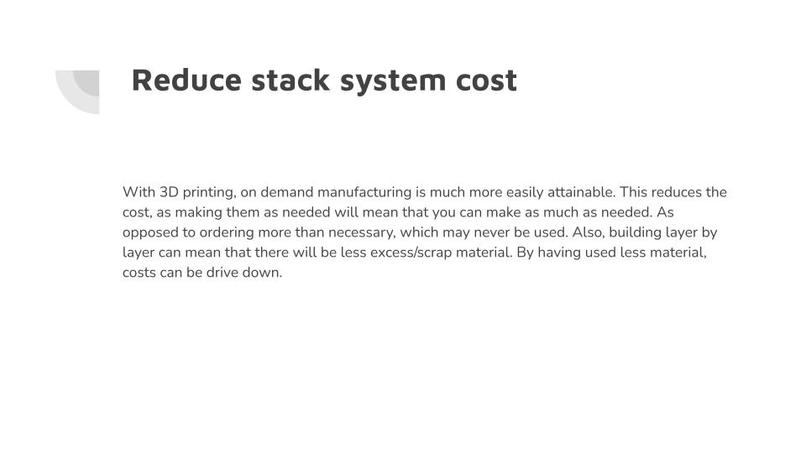 Fuel Cell Stack Design & 3D printing – screenshot 3