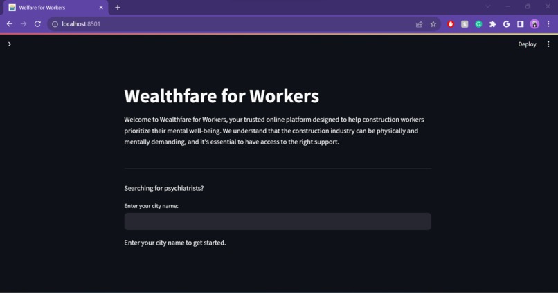 Welfare for Workers – screenshot 1