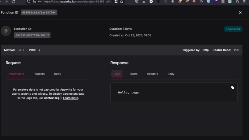 Starter Function – screenshot 1