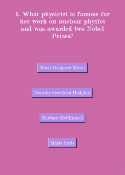 STEMsational Women: Trailblazing Trivia – screenshot 3