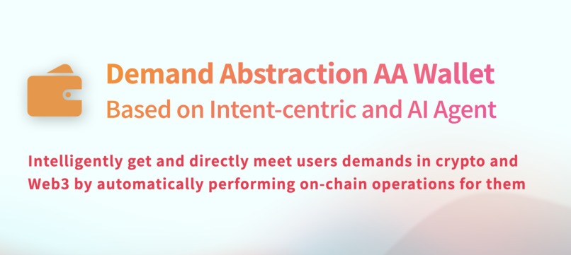 Demand Abstraction AA Wallet  Based on Intent-centric and AI – screenshot 1